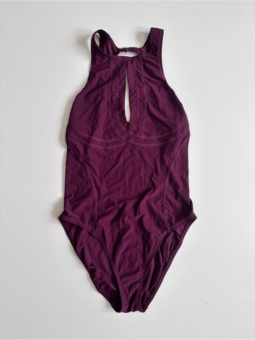 Everything But Water Purple Halter Neck Swimsuit Size 6